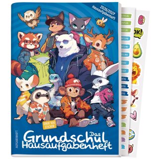2026/2027 Häfft Grundschul-Hausaufgabenheft A5 - Rasselbande
