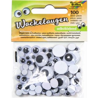 Wackelaugen in 6 Größen selbstklebend VE = 100 Stück