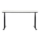 Sitz-/Steh-Tisch Work & Move schwarz/weiß, höhenverstellbar