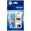 Brother LC-421VAL Tintenpatronen für ca. 4 x 200...