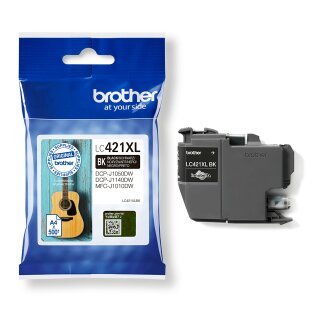 Brother LC-421XLBK Tintenpatrone schwarz – ca. 500 Seiten