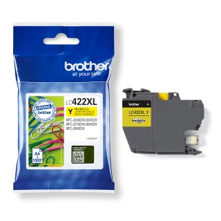 Brother LC-421XLY Tintenpatrone Gelb – ca. 500 Seiten