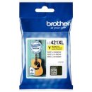 Brother LC-421XLY Tintenpatrone gelb für ca. 500 Seiten