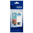 Brother LC-424C Tintenpatrone Cyan, ca. 750 Seiten -...