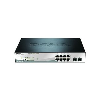 Netzwerk Switch DGS-1210-10P, 10-LAN-Ports, PoE, Fast Ethernet, smart Managed