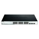 Netzwerk Switch DGS-1210-28, 24-LAN-Ports, 4 x SFP Ports, PoE, Fast Ethernet, smart Managed