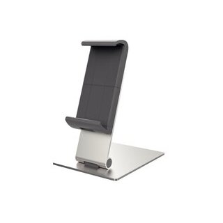Tablet Holder Table XL, für Tablets von 7" bis 13", 360° drehbar, Hoch- und Querformat, grau/silber