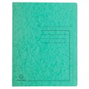 Schnellhefter Colorspan 355g/qm, für DIN A4, mit Beschriftungsfeld, für 350 Blatt, Farbintensiv, robust, grün