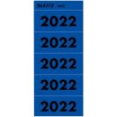 Rücken-Inhaltsschild Jahreszahlen 2022, blau, 1...