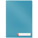 Privacy Sichthülle Cosy blau mit Etikettenhalter,...