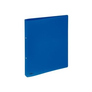 Ringbuch für DIN A4, 2 Ringe Ø 25 mm, PP, Rückenbreite: 33 mm, blau