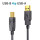 aktives USB-2.0-Kabel, schwarz, 15 m, 480Mbps und 0,5A (max. 2,5W), USB-A Stecker auf USB-B Stecker