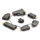Adapterring, 6 x HDMI - mini DisplayPort / DisplayPort / USB-C / mini HDMI-C / micro HDMI-D / DVI (24+1), Auflösung: 4K UltraHD 60Hz, Ring 40 cm
