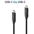 USB-C-Kabel auf USB-C, 3.1, Gen 1, schwarz, 1,00 m,...