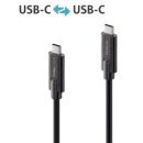USB-C Kabel iSerie, USB-C auf USB-C, 3.1, Gen 2, 10Gbps, schwarz, 0,5 m