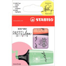 Textmarker Stabilo BOSS MINI, 2 - 5 mm, 3er Etui, Pastell...