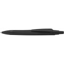 Kugelschreiber Reco, auswechselbare Großraummine, schwarz/blau