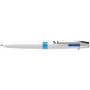 Kugelschreiber Take 4, weiß, Refill, Schreibfarbe:...