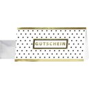 Gutschein-Karten inkl. transparenter Umschläge,...