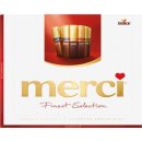 merci Finest Selection, Große Vielfalt, 250 g, gefüllte und nicht gefüllte Schokoladen-Spezialitäten