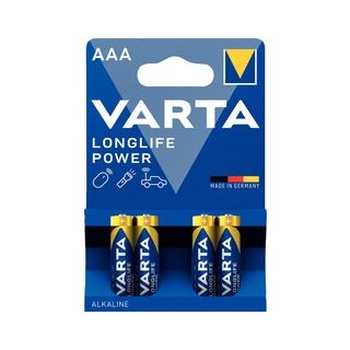 Batterie Micro Longlife Power, AAA 1,5V, Alkali-Mangan, VE = 1 Blister = 4 Batterien