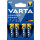 Batterie Mignon Longlife Power, AA, 1,5V, Alkali-Mangan, VE = 1 Blister = 4 Batterien
