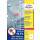Antimikrobielle-Etiketten, 210 x 297 mm, transparent, permanent, 1 Packung = 10 Blatt = 10 Etiketten