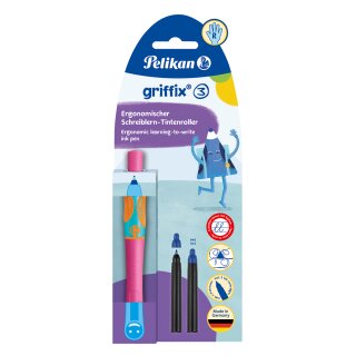 Pelikan griffix Tintenroller für Rechtshänder, lovely pink