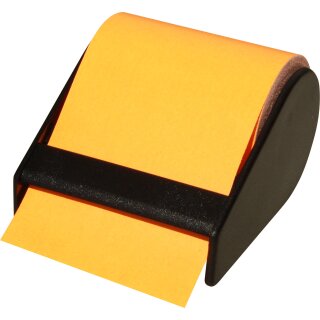 RNK Haftnotiz Rolle 60mm x 10m neonorange, nachfüllbar, im Abroller