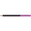 Bleistift Jumbo Grip Two Tone, Härte HB schwarz/pink