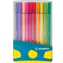 Stabilo Pen 68 Fasermaler 20er ColorParade im Kunststoffetui türkis