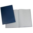 Notizbuch Kladde A4 karriert  96 Blatt Kartoneinband blau