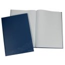 Notizbuch Kladde A4 unliniert  96 Blatt Kartoneinband blau