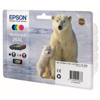 Epson 26 / 26XL Tintenpatronen Original - Variante wählbar