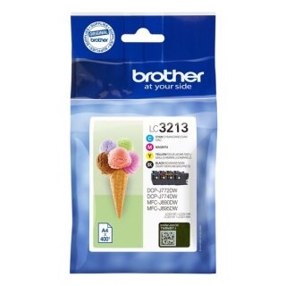 Brother LC-3211 / LC-3213 Tintenpatronen original – Farbe und Reichweite wählbar
