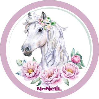 McAddys weiß-Blumen zum McNeill Schulranzen