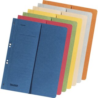 FALKEN Ösenhefter halber Deckel A4 250g Manila-RC-Karton 100% Recycling mit blauer Engel