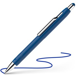 Kugelschreiber Epsilon mit Visco- Glide-Technologie, dunkelblau, Mine Slider 775XB