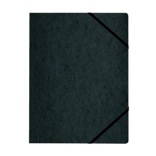 Herlitz Eckspanner easy orga A4,  Colorspan-Karton schwarz