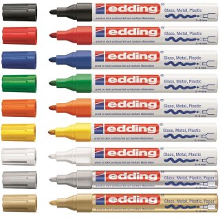 Edding 750 Lackmarker, Rundspitze 2-4 mm