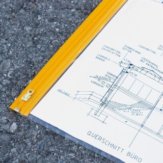 Planschutztaschen HELE A0 bis A4 mit Gleitverschluss und UV-Schutz