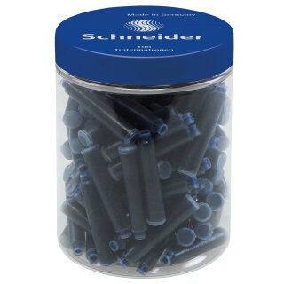 Tintenpatrone Standard für Füllhalter, königsblau, 100er Runddose