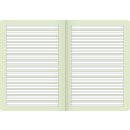 Brunnen Schulheft A4 Premium "Vivendi" Lin.  1 16 Blatt 90g/m² farbig hinterlegt