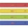 Lineal Flexi transparent, beidseitige Skala / 1 Seite für Linkshänder