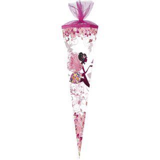 Nestler Schultüte Blumenfee 85 cm mit Tüllverschluß