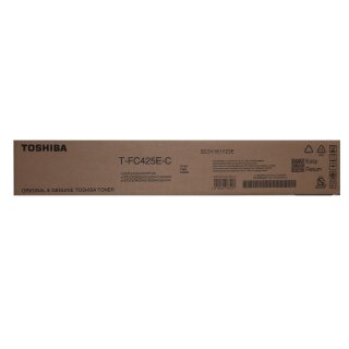 Toshiba T-FC425EC Toner Cyan, ca. 38.000 Seiten - Original