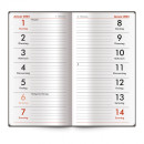 Taschenkalender 2024 Soft Touch anthrazit