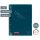 BRUNNEN Collegeblock A4 kariert Lineatur 28, 80 Blatt, 90 g/m², Denim