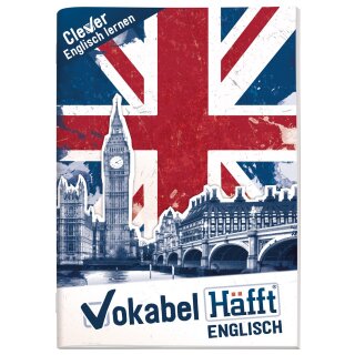 Häfft Vokabelheft Englisch A6 - 64 Seiten, 2-spaltig