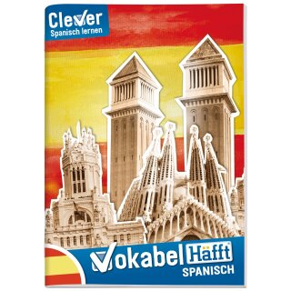 Häfft Vokabelheft Spanisch A5 - 64 Seiten, 2-spaltig